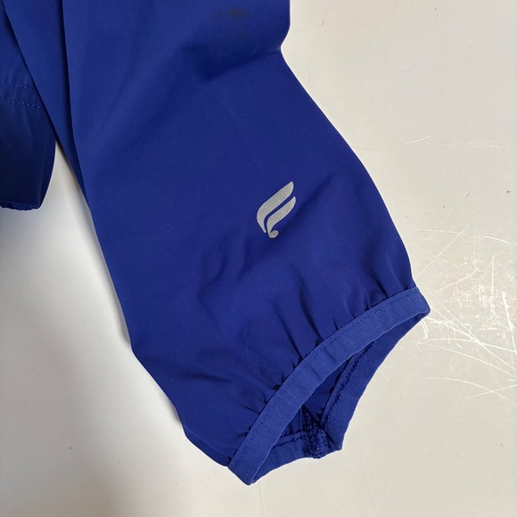 Fabletics Womens Royal Blue Full Zip Hooded Windbreaker Jacket JT2356907 Large - Picture 7 of 8